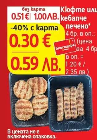 Кюфте или кебапче печено