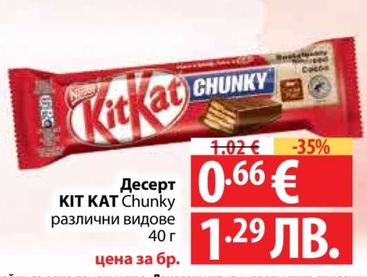 Десерт KIT KAT Chunky