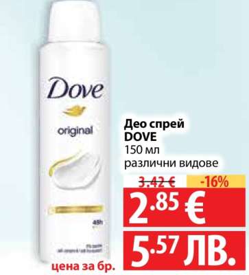Део спрей DOVE