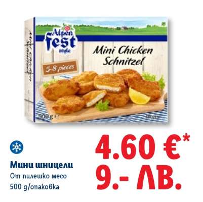 Мини шницели