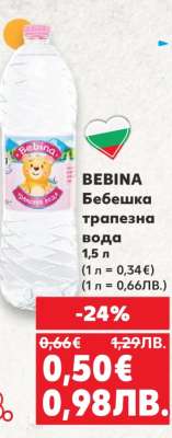 BEBINA Бебешка трапезна вода