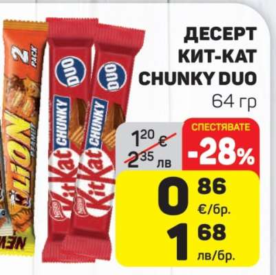 ДЕСЕРТ КИТ-КАТ CHUNKY DUO