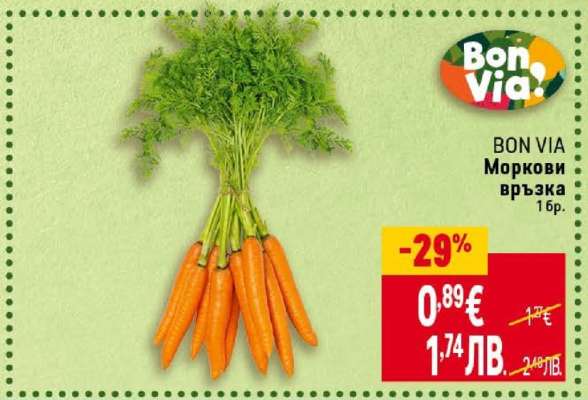 BON VIA Моркови връзка