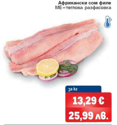 Африкански сом филе