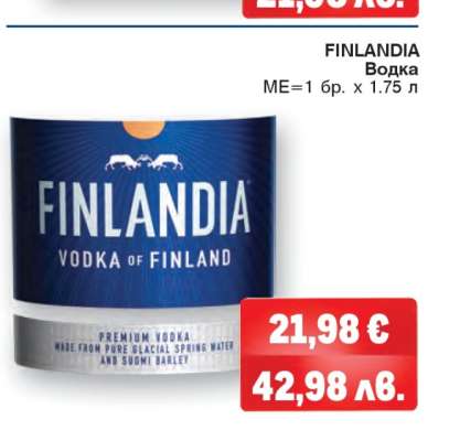 FINLANDIA Водка
