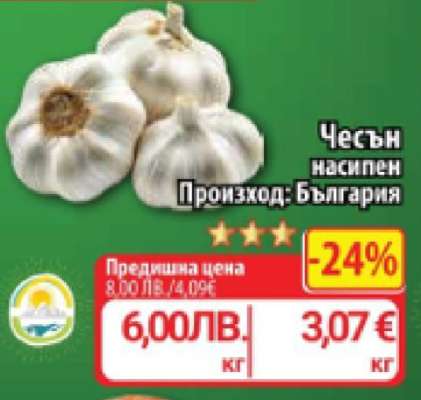 Чесън насипен