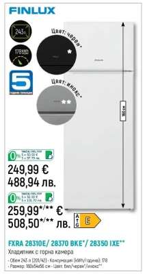 FINLUX FXRA 28310E / 28370 BKE / 28350 IXE