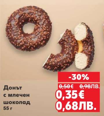 Донът с млечен шоколад