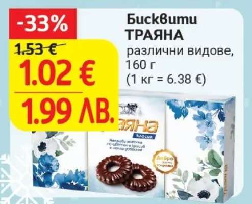 Бисквити ТРАЯНА