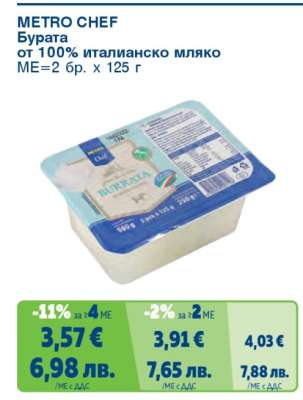 METRO CHEF БУРАТА