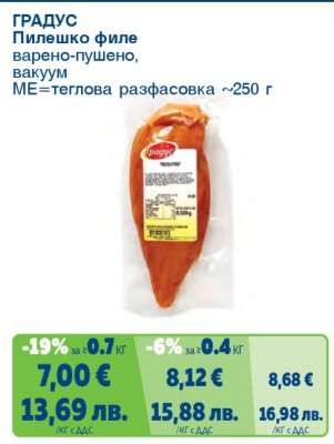 ГРАДУС Пилешко филе