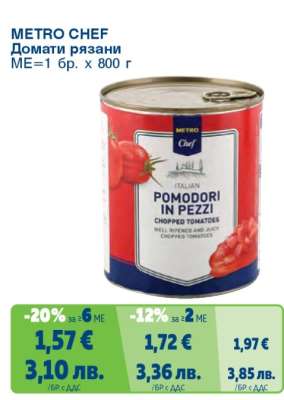 METRO CHEF ДОМАТИ РЯЗАНИ