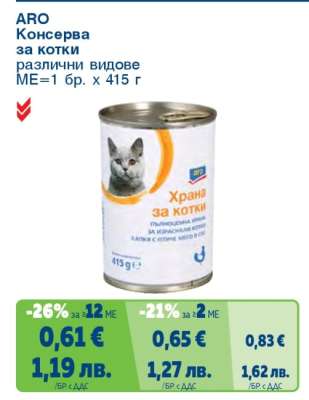 ARO Консерва за котки