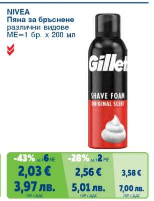 NIVEA Пяна за бръснене