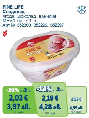 FINE LIFE Сладолед