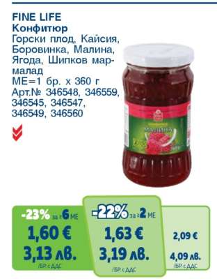 FINE LIFE Конфитюр