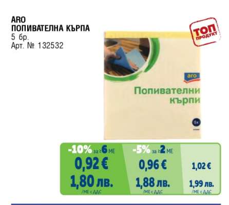 ARO Попивателна кърпа