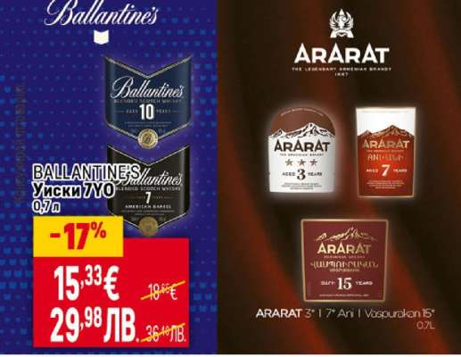 BALLANTINE'S Уиски 7YO