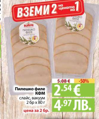 Пилешко филе КФМ