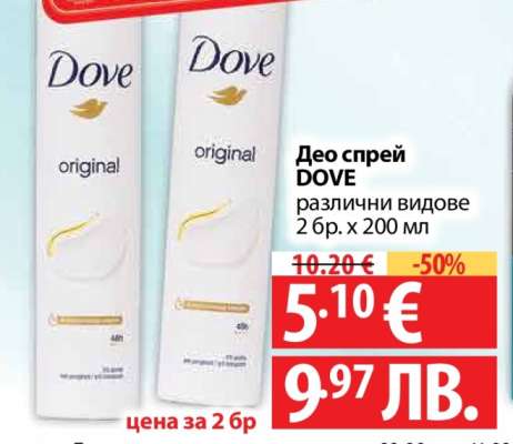 Део спрей DOVE