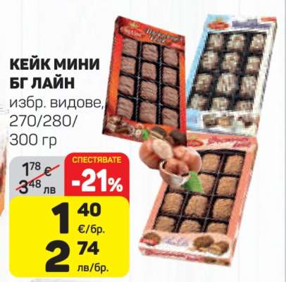 КЕЙК МИНИ БГ ЛАЙН