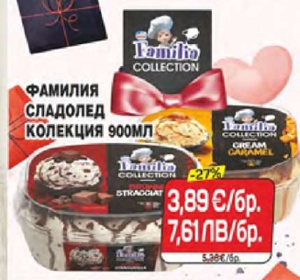 ФАМИЛИЯ СЛАДОЛЕД КОЛЕКЦИЯ