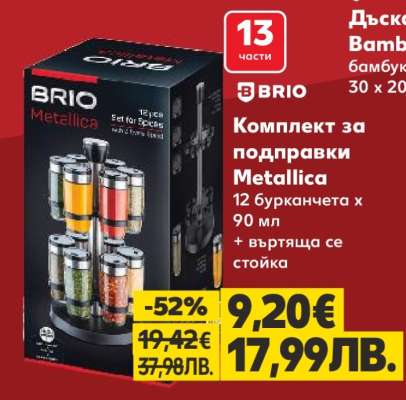 Комплект за подправки Metallica