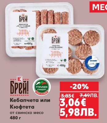 Кебапчета или Кюфтета