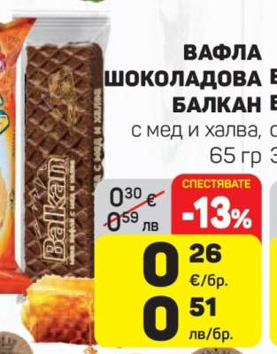 Вафла Шоколадова Балкан