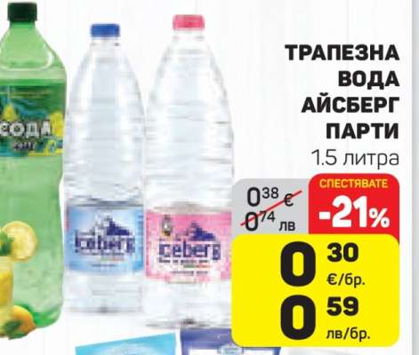 Трапезна вода Айсберг Парти