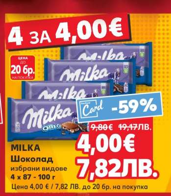 MILKA Шоколад