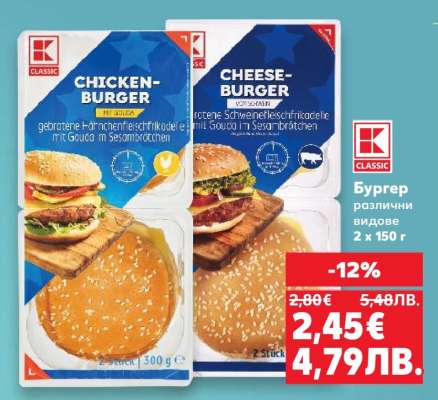 Бургер различни видове