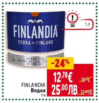 FINLANDIA Водка