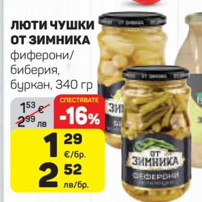 Люти чушки от Зимника