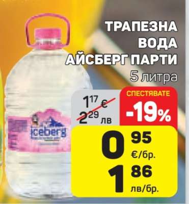 Трапезна вода Айсберг Парти