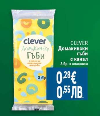 CLEVER Домaкински гъби с канал