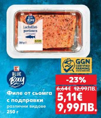 Филе от сьомга с подправки