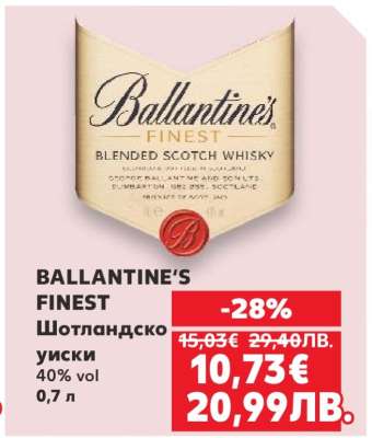 BALLANTINE'S FINEST