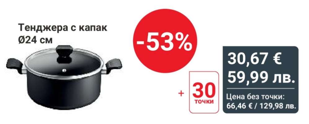 Тенджера с капак Ø24 см