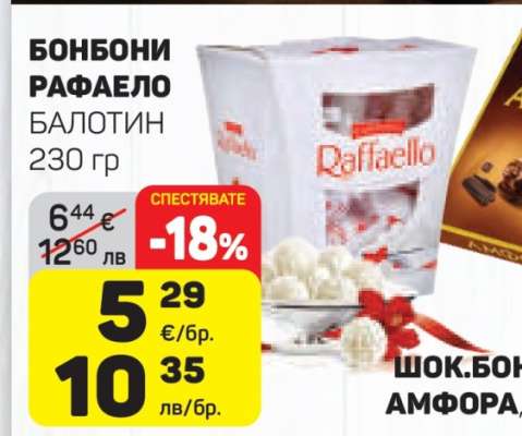 БОНБОНИ РАФАЕЛО БАЛОТИН 230 гр