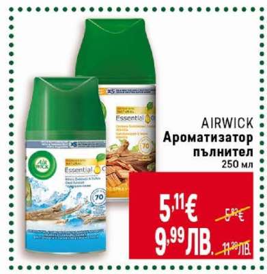 AIRWICK Ароматизатор + пълнител