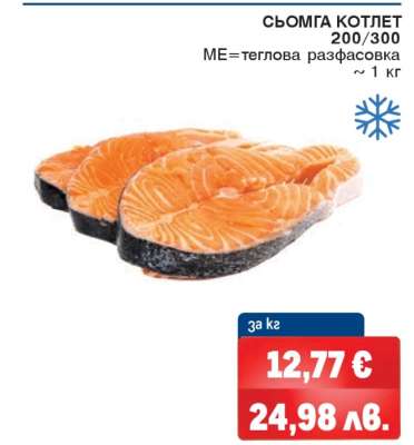 Сьомга котлет