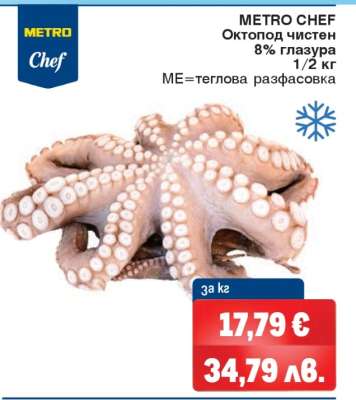 METRO CHEF Октопод чистен