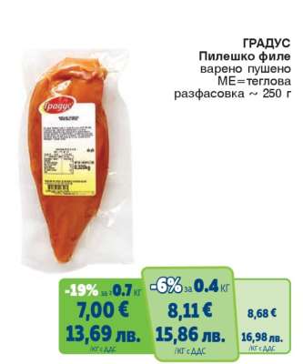 ГРАДУС Пилешко филе