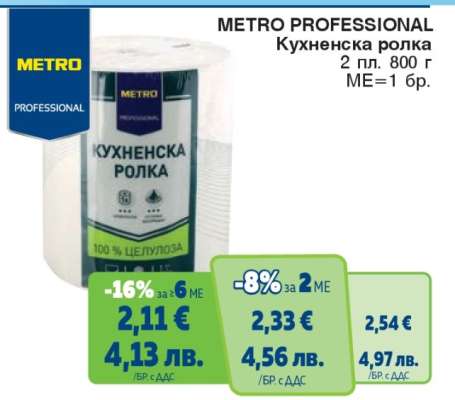 METRO PROFESSIONAL Кухненска ролка