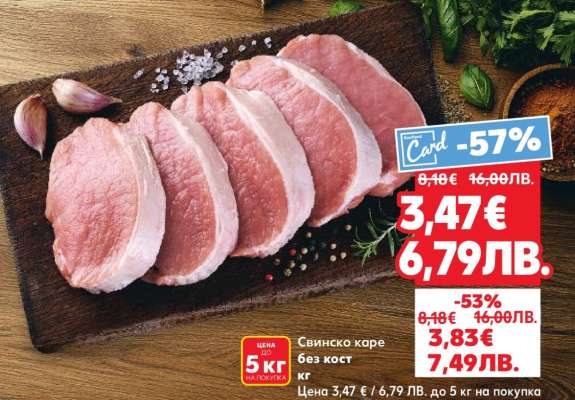 Свинско каре без кост