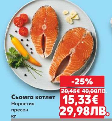 Сьомга котлет