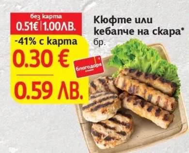 Кюфте или кебабче на скара