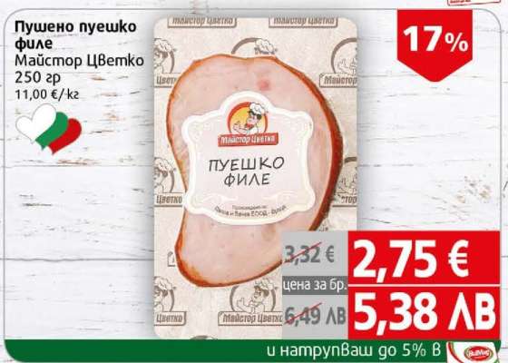 Пушено пуешко филе