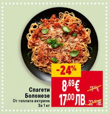 Спагети Болонезе